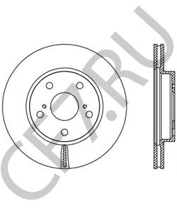 4351202220 TOYOTA (FAW) Тормозной диск в городе Екатеринбург