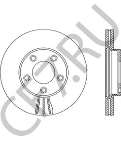 BFF43325X MAZDA (CHANGAN) Тормозной диск в городе Екатеринбург