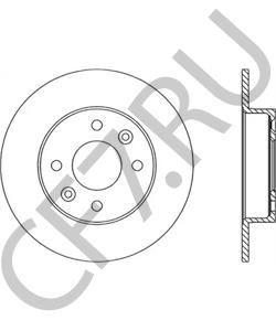 8671000084 Motrio Комплект Тормозных Дисков (2шт) в городе Екатеринбург