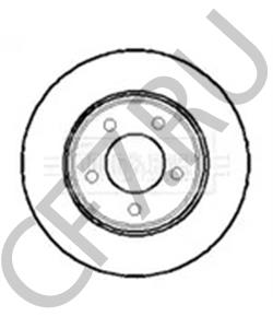 NJK2877 LDV Тормозной диск в городе Екатеринбург