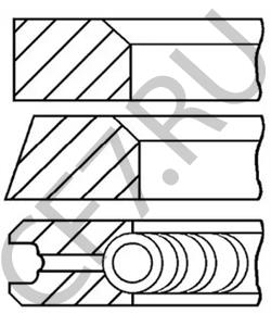 3218416R91 INTERNATIONAL HARV. Комплект поршневых колец в городе Екатеринбург