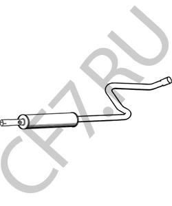 4544901401 SMART Глушитель выхлопных газов конечный в городе Екатеринбург