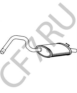 C2S43954 DAIMLER Глушитель выхлопных газов конечный в городе Екатеринбург
