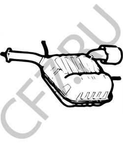 96930788 GM Глушитель в городе Екатеринбург