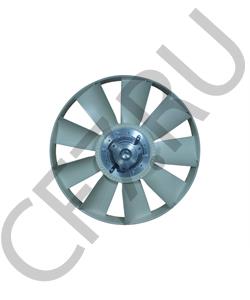 VG1246060051 HOWO Вентилятор A7 D12 с гидромуфтой (9 лопастей с кольцом) 758 в городе Екатеринбург