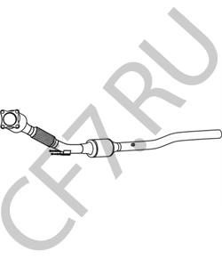 BM91735H BM Catalytic converter EURO 4 fits: AUDI A3 SEAT ALTEA, ALTEA XL, LEON, в городе Екатеринбург