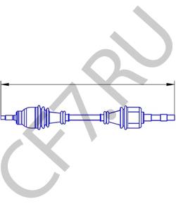 979007267R TALBOT Приводной вал в городе Екатеринбург