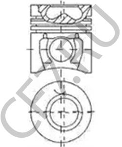 04271178 ES поршень с кольцами 1011 (04271031) в городе Екатеринбург