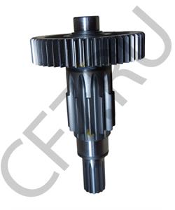 12JS200T-1707047 SHAANXI Вал демульт. промежуточный длинный Z=51/12 (Шестерня 12JS200T-1707056) в городе Екатеринбург