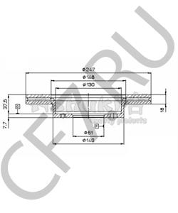 BDC4622 Qh тормозной диск в городе Екатеринбург