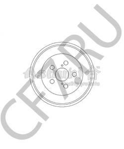 BDR522 KRUPP Тормозной барабан в городе Екатеринбург