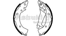 BOSCH Снят с производства Колодки тормозные барабанные | зад |