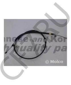 46420-12400 Dar Трос ручника для TOYOTA COROLLA 91-01 A#100, A#110 (барабан тормоза) RH в городе Екатеринбург