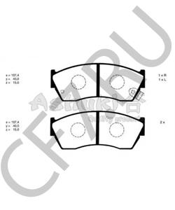 2133301 TEXTAR Автозапчасть/КОЛОДКИТОРМОЗНЫЕДИСКОВЫЕПРОТИВОСКРИПНАЯПЛАСТИНАВКОМПЛ в городе Екатеринбург