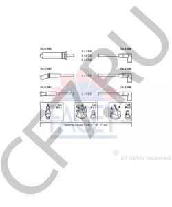 134200 Huco Провода высоковольтные к-кт в городе Екатеринбург