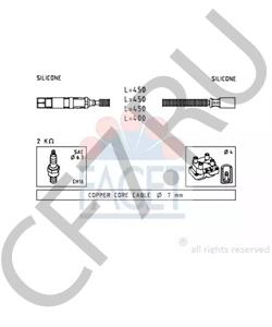 134294 Huco Высоковольт.провода ком/кт. в городе Екатеринбург