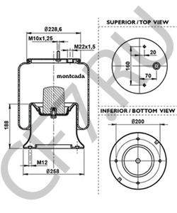 1006559 ZORZI Кожух пневматической рессоры в городе Екатеринбург