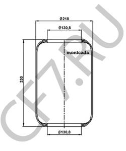 D020990 BREDAMENARINIBUS Кожух пневматической рессоры в городе Екатеринбург