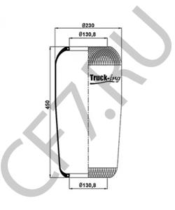 75O47O8O TALBOT Кожух пневматической рессоры в городе Екатеринбург
