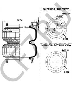 A06030622 LOHR Кожух пневматической рессоры в городе Екатеринбург