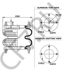 A06030604 LOHR Кожух пневматической рессоры в городе Екатеринбург