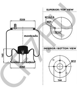 HS251087 YORK Кожух пневматической рессоры в городе Екатеринбург