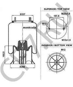 58051210 CARDI Кожух пневматической рессоры в городе Екатеринбург