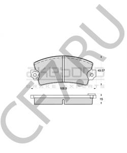 779744870 ARO Комплект тормозных колодок, дисковый тормоз в городе Екатеринбург