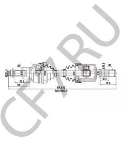 49501-3E111 BUESSING Приводной вал в городе Екатеринбург