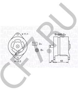 004699242 UNIC-SIMCA Генератор в городе Екатеринбург