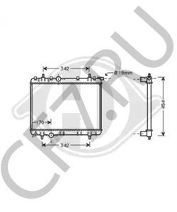 133000000000 MORGAN Радиатор, охлаждение двигателя в городе Екатеринбург