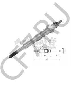 886119 ROV/TRIU/JAGU/AUSTIN Свеча накаливания в городе Екатеринбург