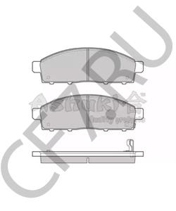 6000609714 Chrysler/Dodge/Jeep КОЛОДКИ ТОРМОЗНЫЕ ДИСКОВЫЕ 4 ШТ в городе Екатеринбург