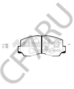 GDB785 LUCAS колодки дисковые торм. перед. Mits в городе Екатеринбург