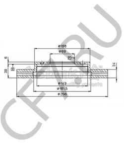 MR475330 MITSUBISHI Тормозной диск в городе Екатеринбург