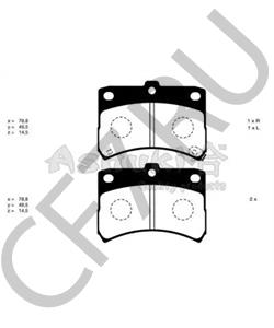 BP1205 AKNUK Колодки пер.LAND ROVER RANGE ROVER III (L322), 03/02 -  в городе Екатеринбург