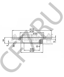 14.0525 ALCATEL Тормозной диск в городе Екатеринбург