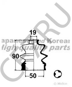 6301162 Ashika Пыльник ШРУСа в городе Екатеринбург