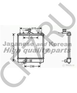 25043 OSSCA КРОНШТЕЙН РАСШИРИТЕЛЬНОГО БАЧКА BMW X3 (E83) 05-08 в городе Екатеринбург