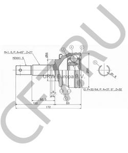 302016 HDE НАСОС ГУР в городе Екатеринбург