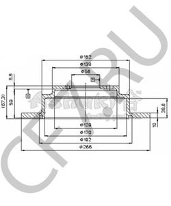 186-503 Starke Ручка двери FORD TRANSIT передняя L в городе Екатеринбург