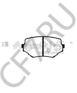 2331401 TEXTAR Колодки тормозные дисковые | перед | в городе Екатеринбург