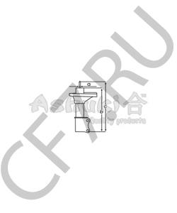 16268 CS-20 Патрубок интеркулера ГАЗель Бизнес дв. Cummins 2,8 прямой d 50*62 "" КРАСНЫЙ DRIVE в городе Екатеринбург