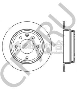 92161703 TEXTAR Диск тормозной с покрытием PRO | зад прав/лев | в городе Екатеринбург