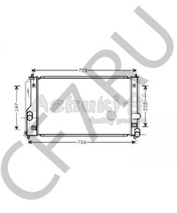 QER2325 KRUPP Радиатор, охлаждение двигателя в городе Екатеринбург