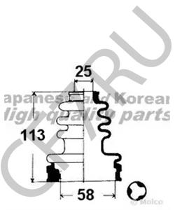1571001 LMI Комплект пылника, приводной вал в городе Екатеринбург
