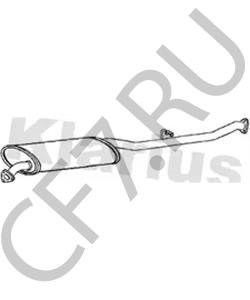 650780 METROCAB Средний глушитель выхлопных газов в городе Екатеринбург