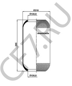 96708659 DAEWOO Кожух пневматической рессоры в городе Екатеринбург
