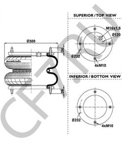 A06030616 KAISER Кожух пневматической рессоры в городе Екатеринбург