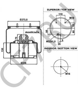 VRB220 FAW JIEFANG Кожух пневматической рессоры в городе Екатеринбург